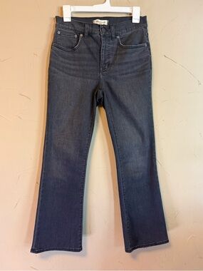 Madewell Mid-Rise Kick Out Jeans | Size 27 | Vintage Grey Stonewashed Black NWOT